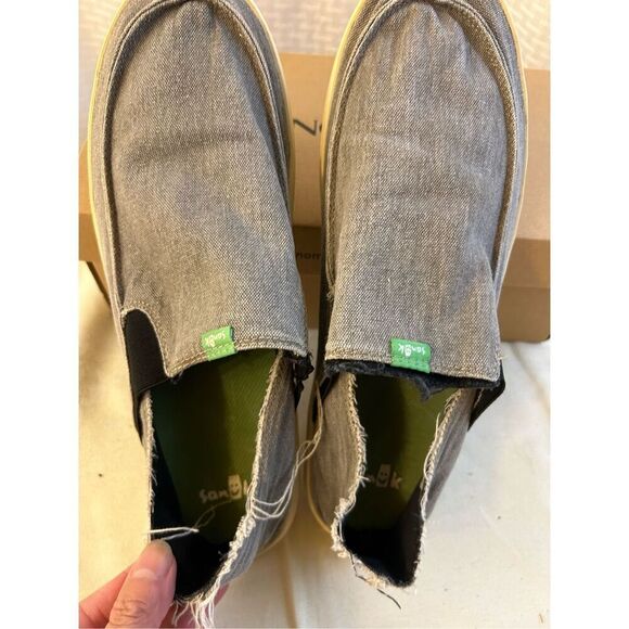 Sanuk loafers gray navy rn#1084612 - Picture 6 of 10